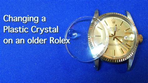 can rolex change face from plastic to sapphire|Rolex plastic crystal replacement.